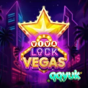 Tampilan layar permainan slot Viva Lock Vegas dengan simbol buah dan jackpot ladder